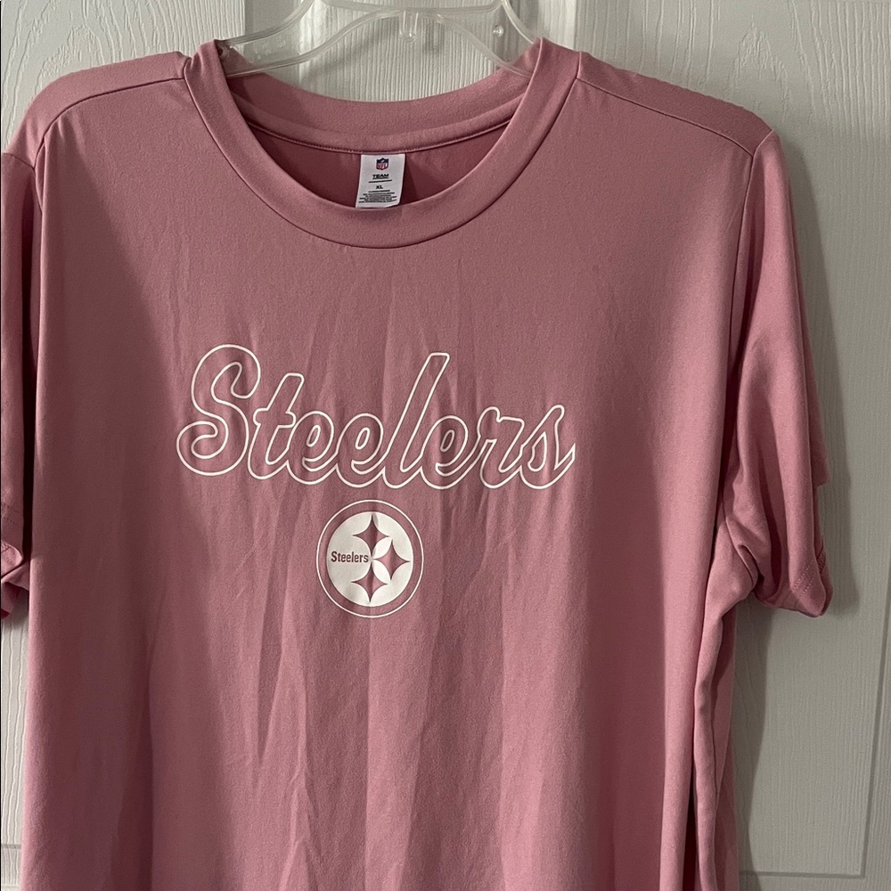 Women’s Steelers Pink T-Shirt sleepwear top Sz XL